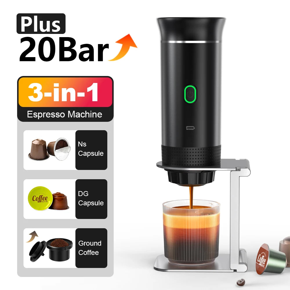 Wireless Electric Portable Espresso Coffee Maker